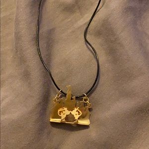 Disney handmade Mickey & Minnie kissing choker